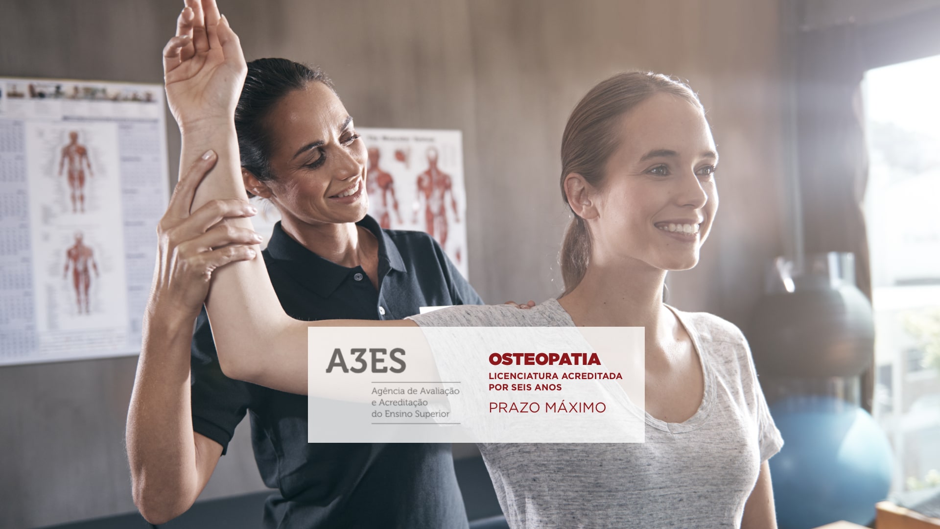 Licenciatura de Osteopatia em Silves acreditada pelo período máximo de 6 anos
